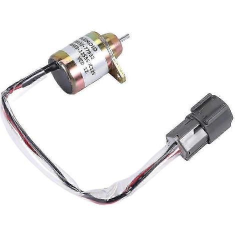 L'électrovanne 12V 2025 1503ES-12S5SUC12S 119233-77932 est idéale pour les moteurs Kubota et Yangma. (1/5)