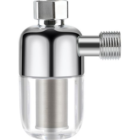 Filtre de douche anticalcaire réutilisable 1/2", filetage intérieur/extérieur 1", pour radiateurs et robinets (1/5)