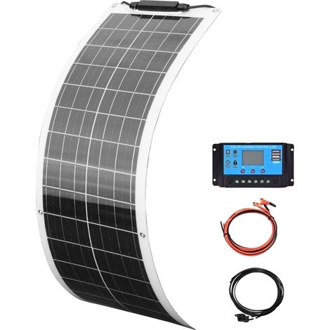 Panneau Solaire Flexible, Haute Efficacité 24%, Design Léger (1/2)