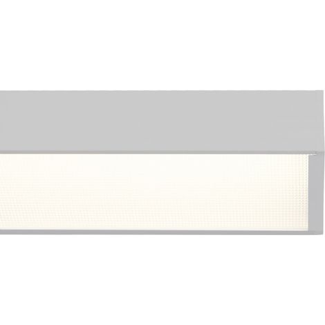 Barra Lineare LED 120cm 40W Turner 2700K Argento Bianco Caldo