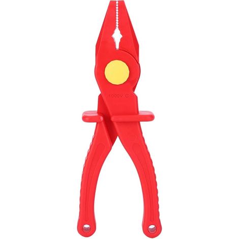 Pince coupante en plastique isolée Pince coupante intégrale Outils à main d'électricien pour l'installation d'outils (1/5)