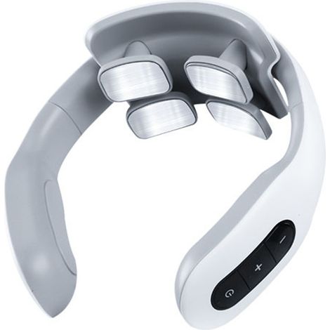 Masseur de cou et d'épaules électrique à impulsions basse fréquence, rechargeable par USB, pour la maison et le bureau.-AquaForge (1/5)