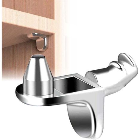 -Taquet Etagere 5 mm 30 pièces Supports D'étagère avec Angle Fixe et Angle de Dupport, Supports D'étagère, Support D'étagère, Supports D'étagère - Supports D'étagère 5 mm Adaptés aux Armoires
