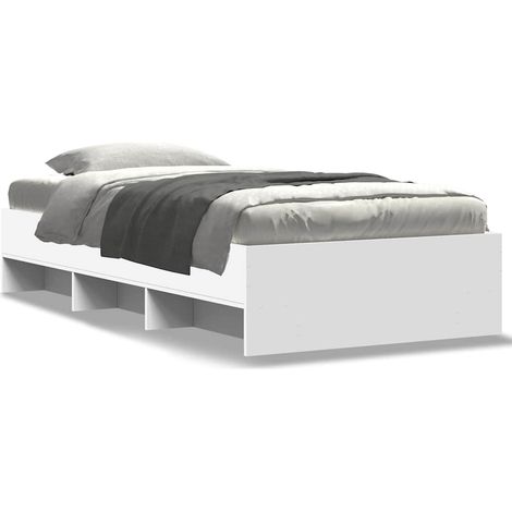 Maison Exclusive - Estructura de cama madera de ingeniería blanca (1/5)
