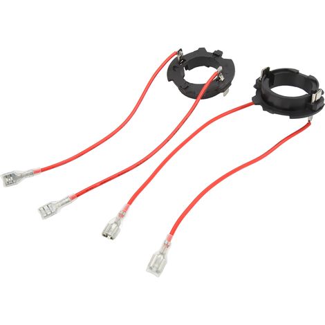 2 H7-Lampenfassungen, zuverlässiger, langlebiger LED-Adapter, einfacher Austausch, praktisch, kompakt, 2-teiliges Set (1/5)