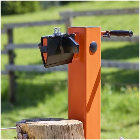 St Pierre Du Champ – Croix de fendage pour fendeur de bûches vertical 8T 3000W – Fend en 4 morceaux – Pour bois tendre – Gain de temps significatif