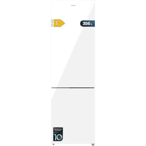 Cecotec Frigorífico combi Bolero CoolMarket Combi 356 White Glass E