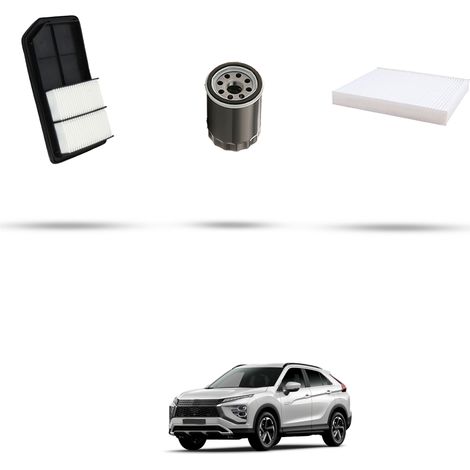 Kit tagliando 3 filtri compatibile con Mitsubshi Eclipse Cross (GK9W) 2.4 138kw Dal 2021