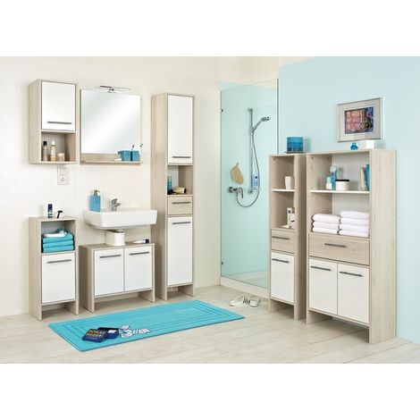 Julian Legno laminato - Marrone / bianco (1/5)