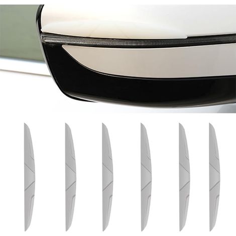 6 Pièces Voiture Bandes Anti Collision, Bande De Protection Anti-Frottement Pare-Chocs, Protecteur De Bord De Porte Latérale Anti-Rayures pour Voiture, pour Tous Les Véhicules SUV(Gris)