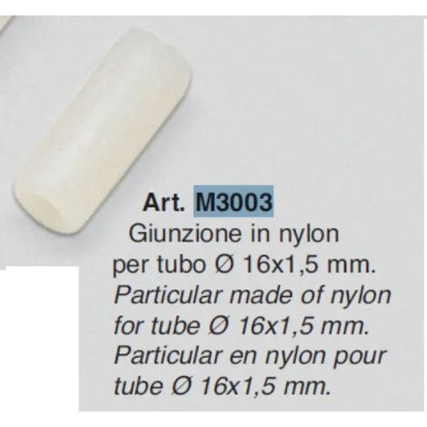 INSERTO NYLON PER GIUNZIONE