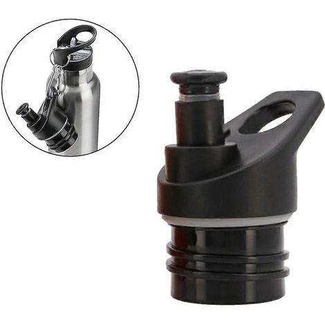 Bouchon de rechange pour gourde de sport à ouverture standard de 365 ml (1224 oz) avec joints en silicone et accessoires (1/5)