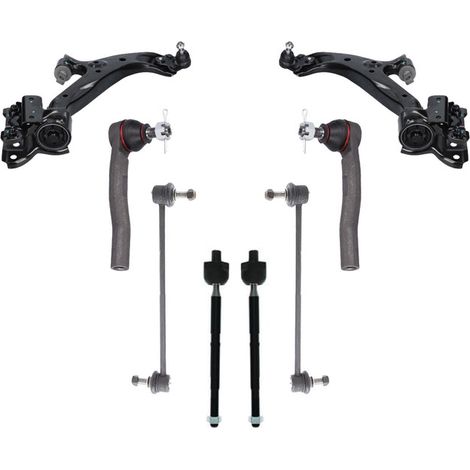 KIT BRACCIO OSCILLANTE 8 PEZZI COMPATIBILE CON HONDA CR-V IV (RM) 2.0 (RM1) 01.2012 - / Kit Sospensione Completo OE/OEM / Bracci Oscillanti + Testine Sterzo / Sostituzione Diretta OEM