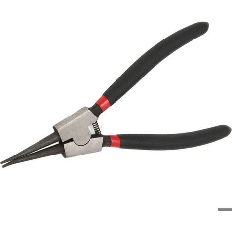 Pince à circlips droite externe, en acier au carbone et en caoutchouc, multifonctionnelle, pince de retenue d'annea (1/4)