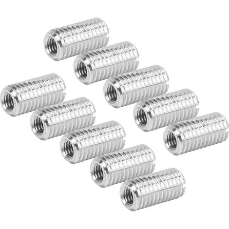 10-teiliges Reparaturmutter-Set mit Schlitzmutter, Edelstahl-Gewindeverlängerung und Reduzierhülse (1/5)