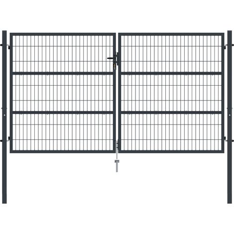 Malla portón 3m RAZO Alt.160cm gris