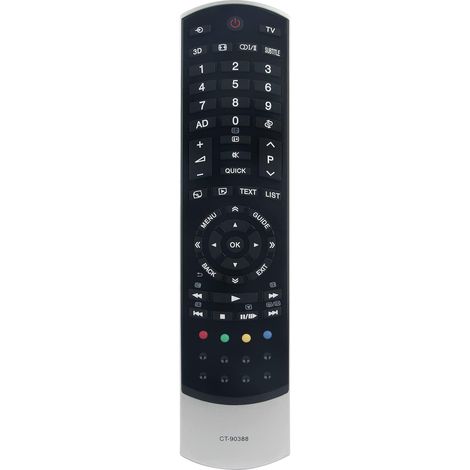 Remplacer la télécommande par Toshiba TV CT90388 ct-90388 ct90388 (1/5)