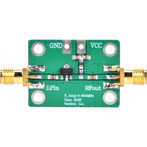 5-3500MHz Broadband RF Amplifier 20dB High Gain Low Noise LNA Module (1/5)