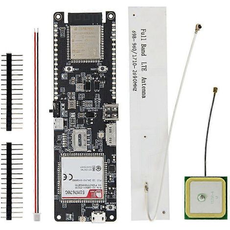 La carte de développement T-SIM7670G-S3 LTE 4G ESP32-S3 est dotée d'un module cellulaire compatible avec les appareils IoT, offrant une faible consommation d'énergie et une communication à longue port (1/5)