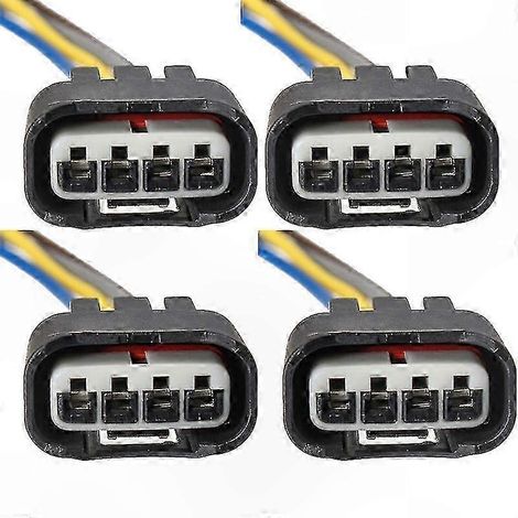 Quatre connecteurs de faisceau de câblage de bobine d'allumage automobile à 4 voies, compatibles avec Pontiac, Scion, Camry, Corolla, Matrix et Yaris (90980-11885). (1/4)