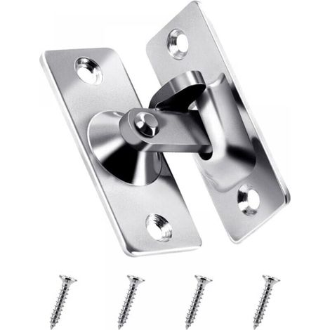 304 Stainless Steel Security Lock 90 Degree Right Angle Door Window Anti-theft Buckle Waterproof Rustproof Environmentally Friendly (1/4)
