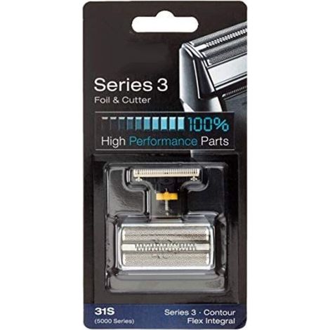 Scherfolie & Klingenblock Braun Serie 31S, Silber, 1 Set-Kompatibles Produkt