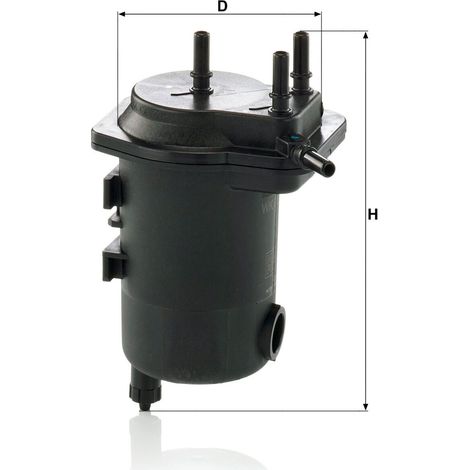 Filtre à carburant Mann Filter WK939/12x