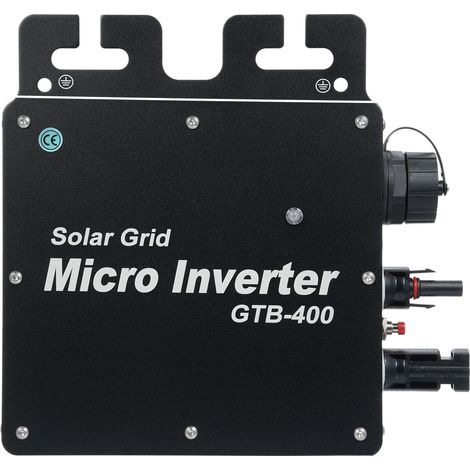 Micro-onduleur solaire GTB-400 400W WiFi IP65 pour panneau photovoltaïque, suivi appli Smart Life, installation facile (1/5)