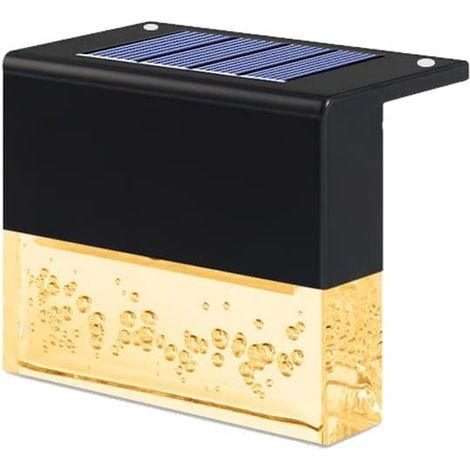Lumière Solaire Extérieure Murale Jardin, Projecteur Mural Imperméable Étanche, Spot LED Multicolore pour Maison, Éclairage Décoratif de Terrasse (1/5)