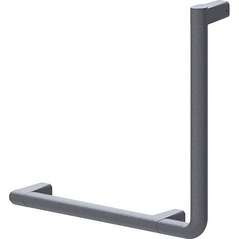 Poignée coudée Série Cavere en aluminium, anthracite métallisé 95, 400x400 mm, 90°, version droite (1/2)