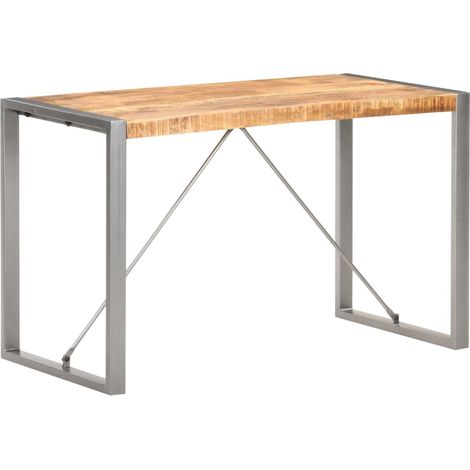 Esstisch 120x60x75 cm Raues Mango-Massivholz