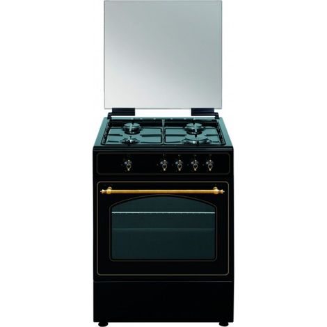 Cocina de Gas Vitrokitchen RU6060N NAT 64 L 60 cm Antracita 8437015023014 S7605952 Vitrokitchen
