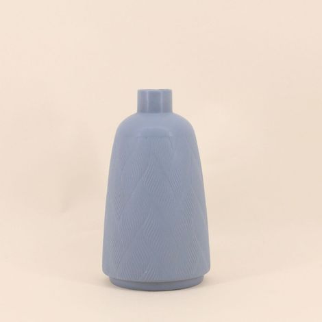 Vase en céramique gris, H28cm