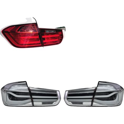 Gruppo ottico posteriore, tecnologia LED, compatibile con BMW F30 2013-2018, bianco (1/2)
