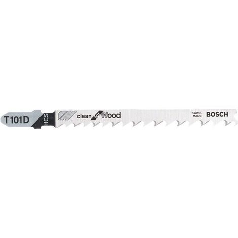 BOSCH T101D (100 PACK) (pkt of 100) Clean for wood 100mm