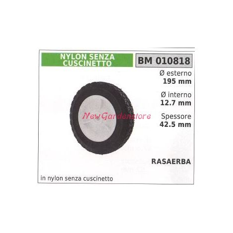 Ruota rasaerba tagliaerba tosaerba NEW GARDEN STORE 010818