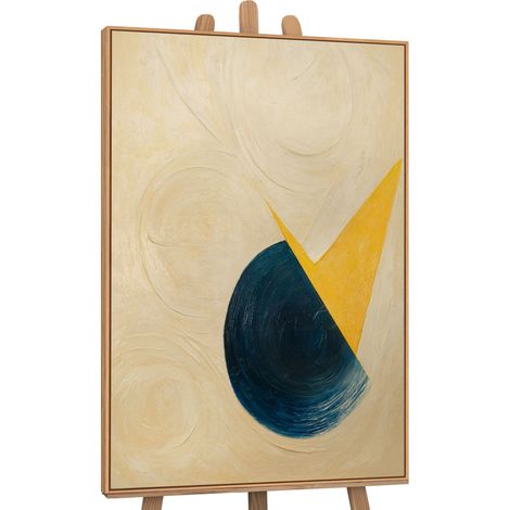 Gemälde Schnitt durch den Horizont Rahmen Eichefarben 120x80 cm (1/5)
