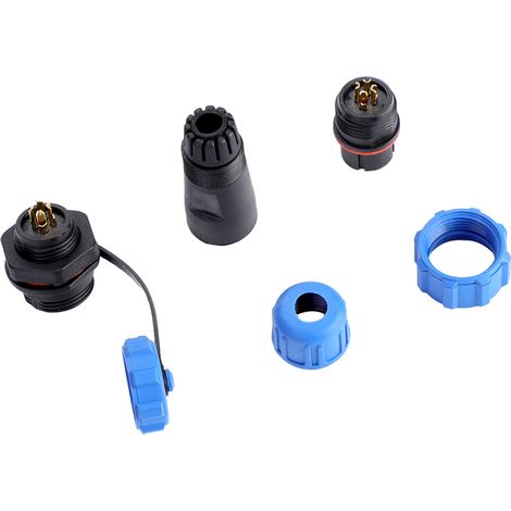 Connecteur de prise en plastique étanche IP67 SP13 à 4 broches (4 broches) (1/5)
