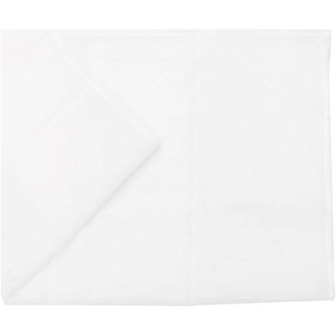 Rideaux en voile de coton et lin brillant, texture fine, pour chambre et salon - 100 x 200 cm (blanc)-200.00X100.00X0.50CM-White (1/3)