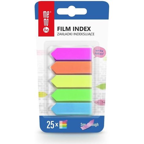 Pestañas de índice 12x45mm 5x25pcs MemoBe