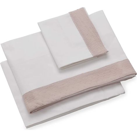Italbaby Infinito Bettwäsche-Set Wiege 3-teilig Plumetì Sand