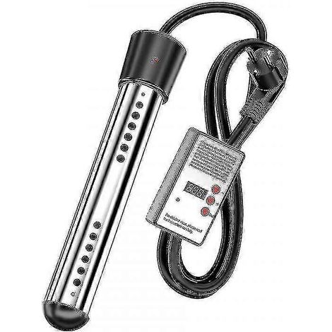Chauffe-eau électrique submersible 3000 W pour piscine, chauffage rapide, résistance chauffante, minuterie intelligente Xinmu, jaune