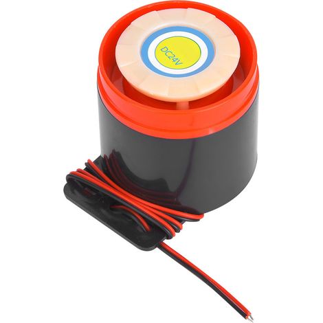 24 V DC 110 dB Aktiver Summer mit Kabel für Elektronik-Bastelprojekte (1/5)