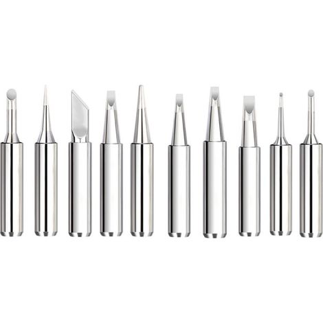 10pcs Remplacement Pointes de Fer à Souder Kit à Souder Pour, rapide, Station de Soudure (1/5)