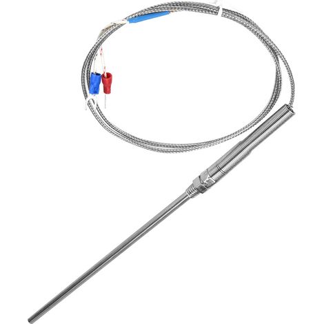 M8 Gewinde Typ K Thermoelement 150 mm Sonde Temperaturfühlerdraht 0-400℃ (1 m) (1/5)