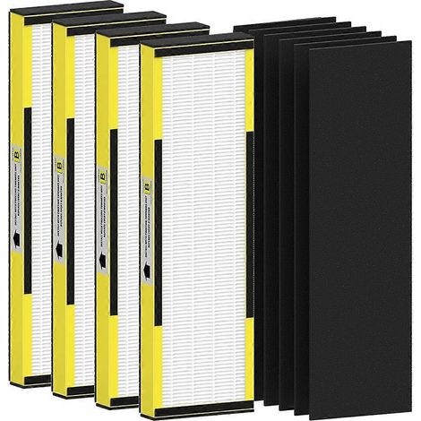 Packung mit 4 Ersatz-HEPA-Filtern FLT4825, kompatibel mit den Modellen AC4825, AC4825E, AC4300, AC4800, AC4900 und AC4850 (1/5)
