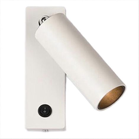 Lampe de lecture LED murale avec protection oculaire, pivotante à 360°, pliable, 5 W, projecteur anti-éblouissement, blanche, idéale pour bureau, chambre ou couloir. (1/5)
