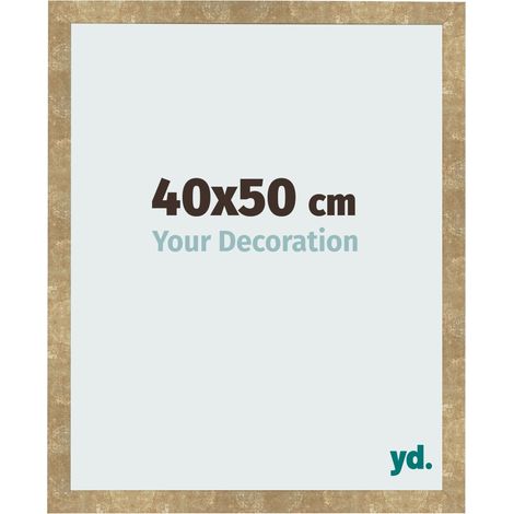yd. - Cadre photo 40x50 - Or Antique - MDF - Bologna (1/5)