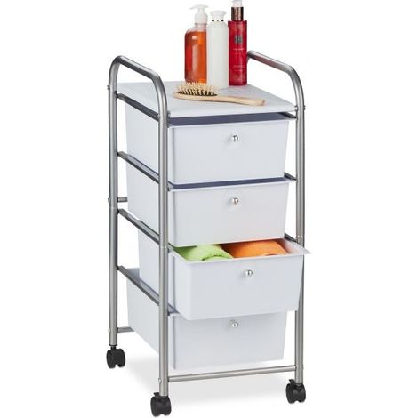 Carrello da bagno con 4 cassetti (1/5)