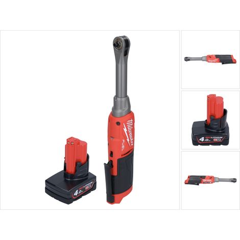 Milwaukee M12 FHIR14LR-401 Llave de carraca de alta velocidad a batería 12 V 47 Nm 1/4" sin escobillas + 1 batería de 4,0 Ah - sin cargador (1/5)